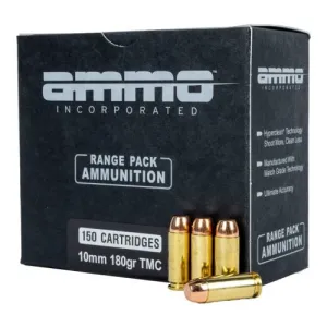 AMMO INC 10mm Auto 180Gr TMC Signature Target 150rd