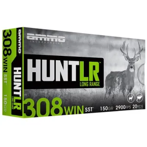 AMMO INC 308 Win 150Gr SST Hunt LR 20rd