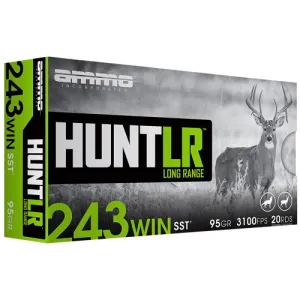 AMMO INC 243 Win 95Gr SST Hunt LR 20rd