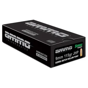 AMMO INC 9mm 115Gr Match HP Signature Match 50rd