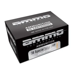 AMMO INC 38 Spl 125Gr JHP Signature Defense 20rd