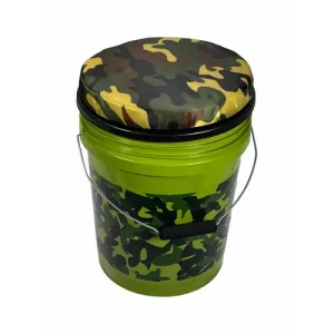 ALLEN Camo Bucket with Vanish Swivel Seat Bucket Lid