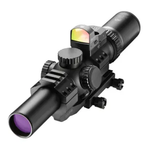 BURRIS MTAC Riflescope 1-4x24mm Tactical Kit, Black