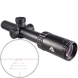 AIM SPORTS Alpha 6 Black 16x 24mm CQ1MOA Reticle