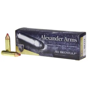 ALEXANDER ARMS 50 Beowulf 300Gr Hornady FTX 20rd