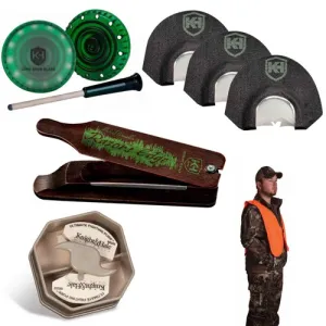 KNIGHT & HALE Turkey Call Combo Pack with Glass Call
