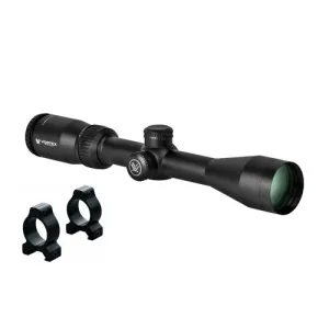 VORTEX Crossfire II 3-9x40mm Scope w/LPD Rings