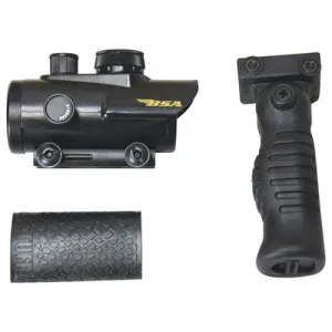 JUST RIGHT CARBINES JRC BSA 30MM RED DOT TUFF GRIP FLD FRNT GRP