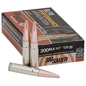 SIG SAUER 300 Blackout 120Gr Elite Copper Hunting OTM 20rd