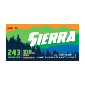 SIERRA Outdoor Master .243 Win. 100 Grain HPBT - 20 rounds