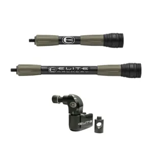 ELITE ARCHERY Carbon Micro Stabilizer Kit 8/10" - Sienna Brown