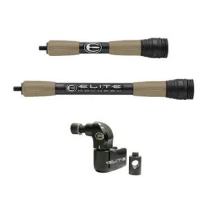 ELITE ARCHERY Carbon Micro Stabilizer Kit 8/10" - Mountain Tan