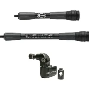 ELITE ARCHERY Carbon Stabilizer Kit 8/11" - Slate Grey