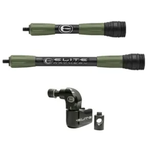 ELITE ARCHERY Carbon Stabilizer Kit 8/11" - OD Green
