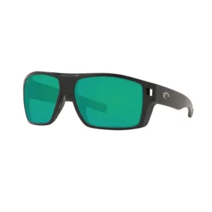 COSTA Diego - Green Mirror 580G / Matte Black Sunglasses