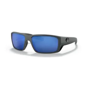 COSTA Fantail Pro Matte Grey / 580G Blue Mirror Polarized Sunglasses