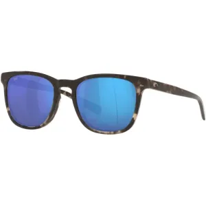 COSTA Sullivan 580G Blue Mirror Polarized Sunglasses | Shiny Black Kelp Frame