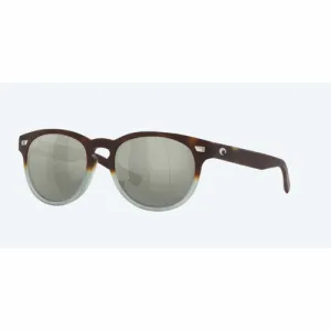 COSTA Del Mar 580G Grey Silver Mirror Polarized Sunglasses | Tide Pool Frames
