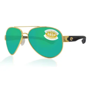 COSTA South Point 580P Green Mirror Polarized Sunglasses | Gold Frame