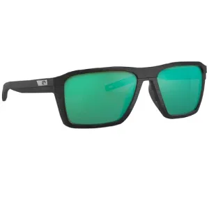COSTA Antille Net 580G Green Mirror Polarized Sunglasses | Black Frames