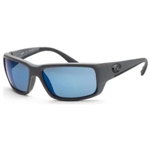 COSTA Fantail 580P Blue Mirror Polarized Sunglasses | Matte Grey Frames