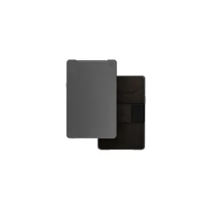 GROOVE LIFE Wallet | Gun Metal & Brown Leather