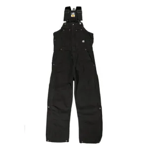BERNE WORKWEAR Deluxe Insulated Bib Overall Mens Black