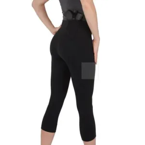 UNDERTECH Women's Concealed Carry Original Leggings Crop Length Right Hand | Black