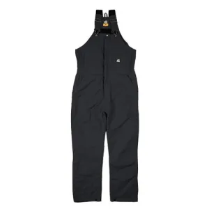 BERNE WORKWEAR Heritage Insulated Duck Bib Overall Black