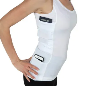UnderTech Womens Concealed Carry Executive Tank | White
