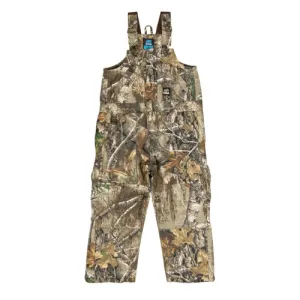BERNE WORKWEAR Youth Washed Insulated Bib Overall RT Edge