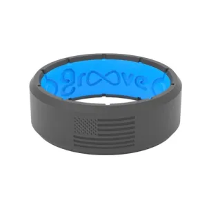 GROOVE LIFE Ring Hero Edge America Deep Stone