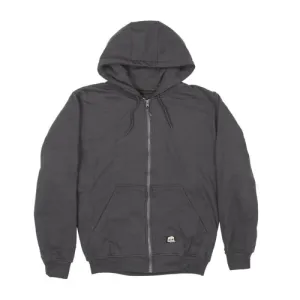 BERNE WORKWEAR Heritage Thermal Lined Hooded Sweatshirt Charcoal