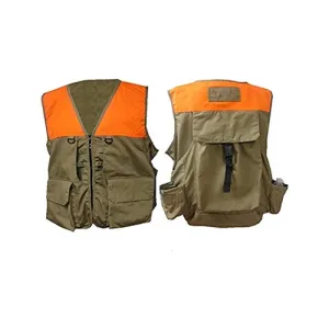 WORLD FAMOUS Upland Game Vest - Tan / Orange