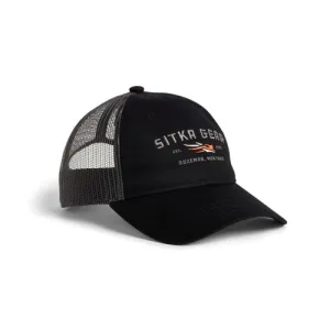 SITKA Wordmark Lo Pro Trucker Sitka Black OSFA