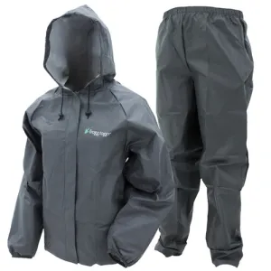 FROGG TOGGS Men's Ultra-Lite2 Rain Suit Carbon Black