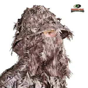 QUICKCAMO 2-in-1 3D Leafy Face Mask & Bucket Hat (OSFM) | Mossy Oak Bottomland