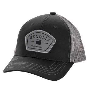 BENELLI Logo Patch Snapback Hat - Faded Black / Grey