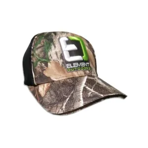 ELEMENT Mens Drive Series Black Mesh Back Cap/ Embroidered