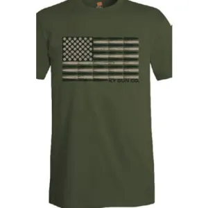 KYGUNCO Archery Flag T-Shirt Gray/ Orange