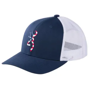 BROWNING Allegiance Logo Hat - Blue / White