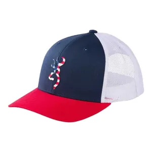 BROWNING Allegiance Logo Hat - Red, White & Blue