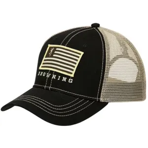 BROWNING Patriot Black/Tan Hat