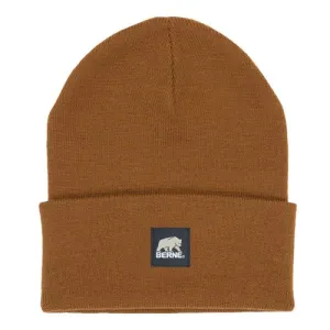 BERNE WORKWEAR Heritage Knit Cuff Cap Brown Duck OSFA