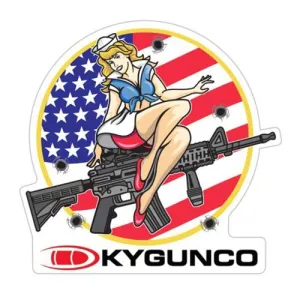 KYGUNCO USA Pin Up Girl w/ AR15 Sticker