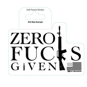 KYGUNCO Zero F***s Given Sticker
