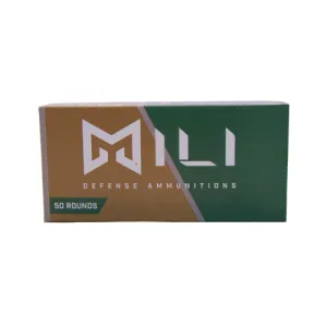 MILI CUSTOM DEFENSE AMMUNITION 9mm 155gr Subsonic FMJ 50rd