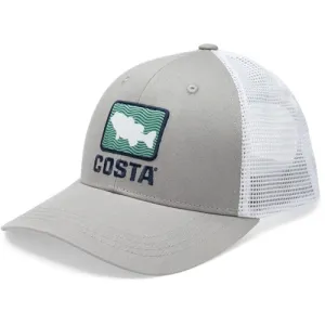 COSTA Bass Waves Trucker Gray OSFA