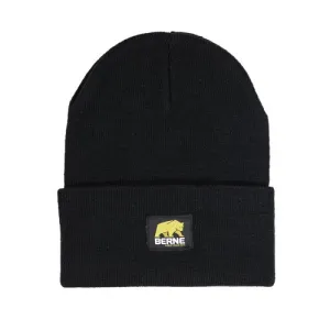 BERNE WORKWEAR Heritage Knit Cuff Cap Black OSFA