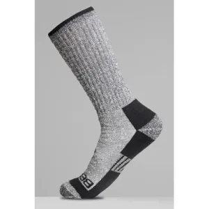 BERNE WORKWEAR Wool-Blend Comfort Boot Socks 3pk Black White 6-12